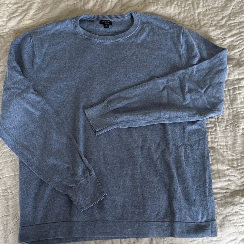 J. Crew Factory Blue Crewneck Sweater